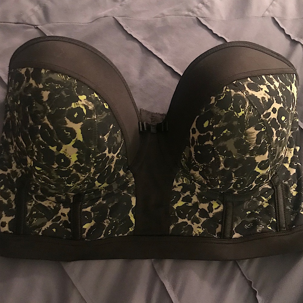 Freya animal print bustier bra 30G or 32DDD